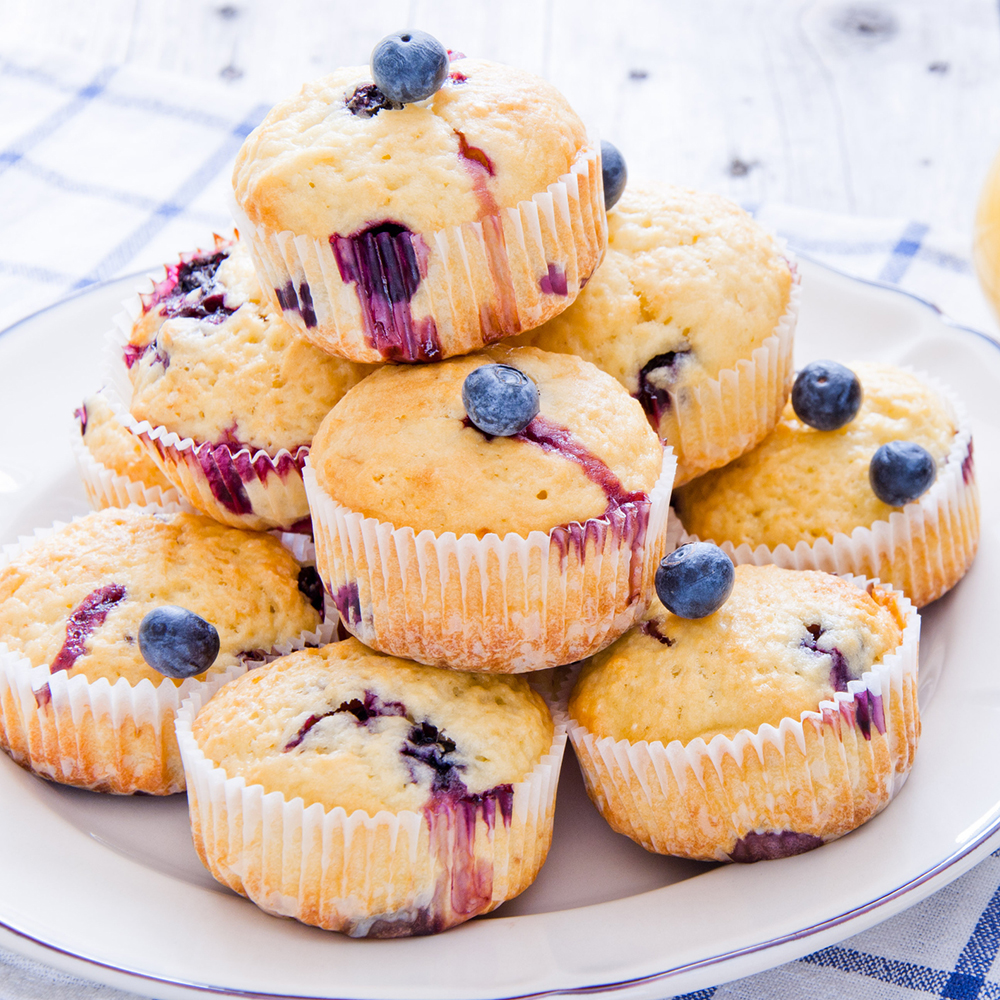 Lemon Blueberry Oatmeal Muffins Recipe | Albertsons Market