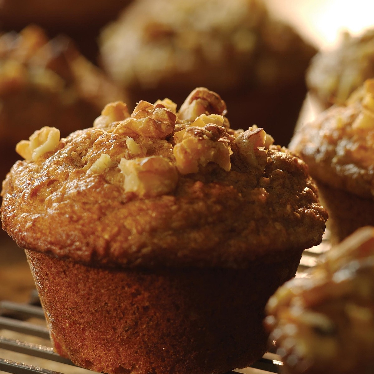 banana-bran muffins