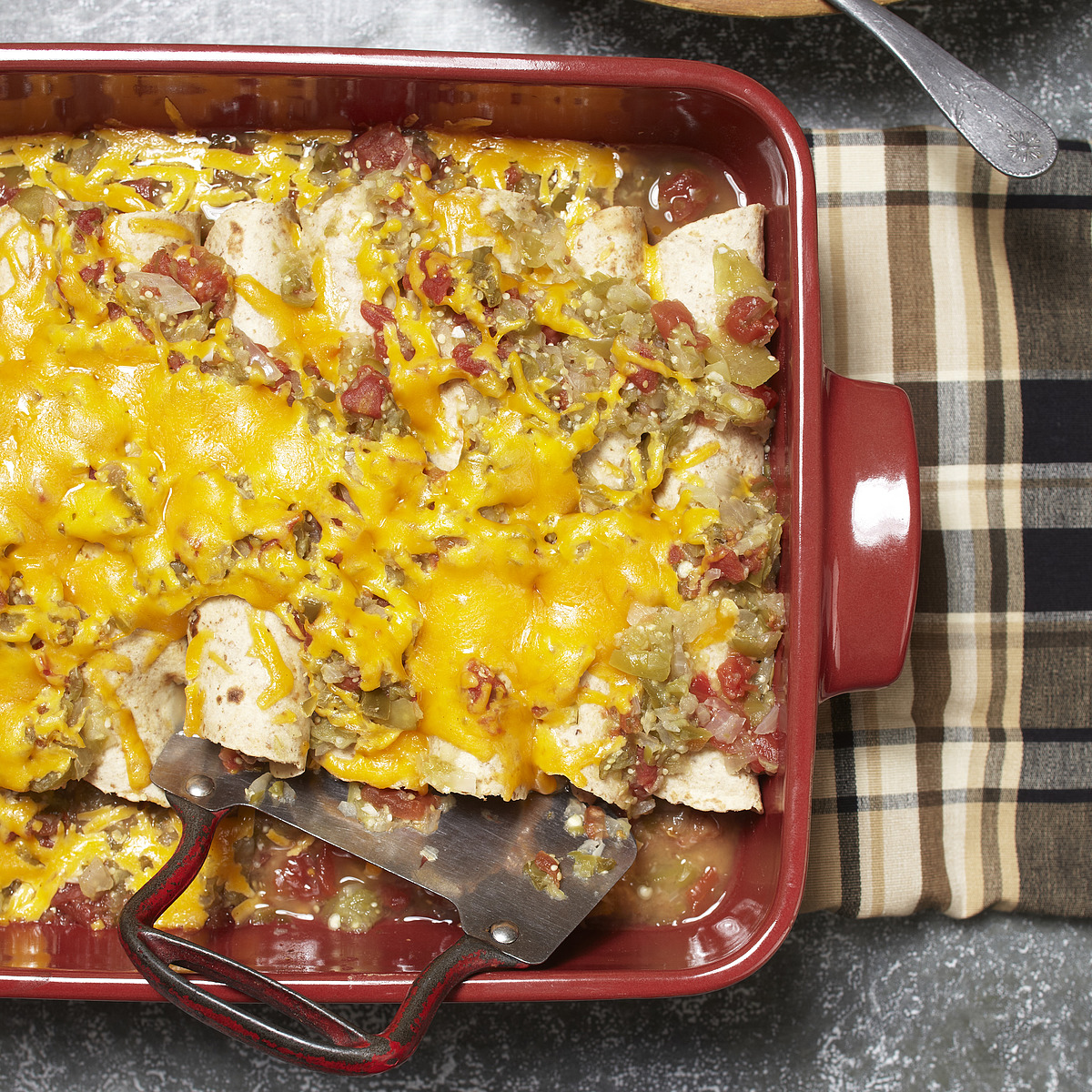 beef and bean enchiladas 