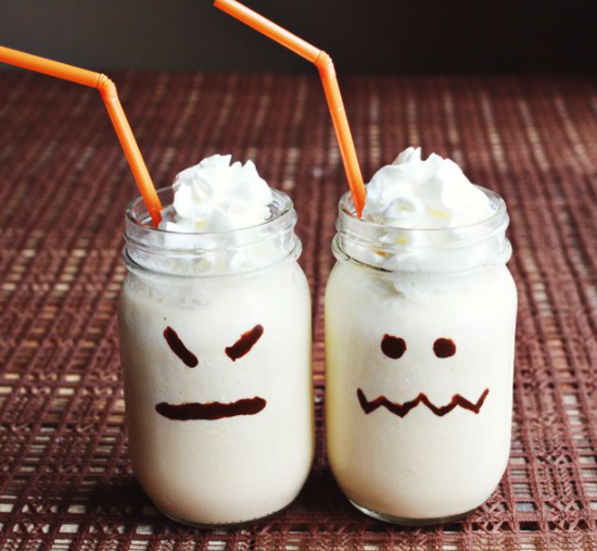 halloween milkshakes